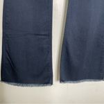 Just USA  Flare Jeans Womens 8 Indigo Blue Lee High Rise Stretch Fray Hem NWT Photo 2