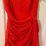 Revolve Andria Strapless Mini Dress in Red Photo 0