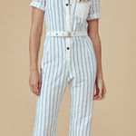 For Love & Lemons  Hermosa Striped Jumpsuit M Photo 0