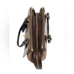 Coach PINNACLE HARPER TRIPLE ZIP SATCHEL IN POLISHED LEATHER TASSEL E1371-25316 Photo 5