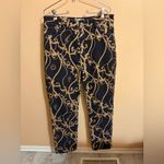 Ganni  Cutye Cropped Baroque-Print Straight Leg Jeans Photo 4