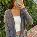 Karen Scott  grey cardigan Photo 1