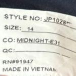 Jenny Packham Midnight Navy Blue Chiffon Halter Tie Midi Bridesmaid Dress 14 Photo 10