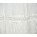 Paper Crane Cute White Casual Lace Tiered Mini Dress Size S V-Neck Short Sleeve Photo 5