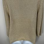 Ruby Rd NWT . Womens Sweater Size Petite PXL Gold Knit Beaded Sequin Pullover Photo 8