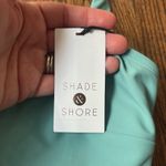 Shade & Shore Blue Classic Bikini Top Size Large New with Tags Photo 3