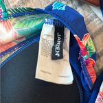Jantzen blue floral one piece swimwear size 8 Photo 7