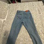 Princess Polly  High Rise Blue Jeans Photo 4