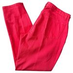 Eileen Fisher  Women’s Size 10 Watermelon Red Cotton Blend Skinny Jeans Photo 0