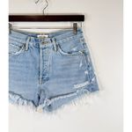 AGOLDE Womens Shorts Blue Denim Parker Vintage Cut Off Button Fly Distressed 26 Photo 5