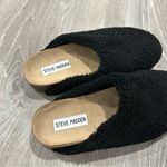 Steve Madden NEW  Vesa Black Fuzzy Loafers Photo 2