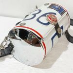 Little Earth Vintage  New York License Plate Metal Purse Cola Clasp COA Strap Photo 2