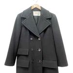 Makoff Salt Lake City Black Wool Coat Vintage Double Breasted Peacoat Sz Medium Photo 4