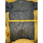 Polo Ralph Lauren Cotton Poplin Midi Shirtdress Blue Shirt Dress Size 6 Photo 9