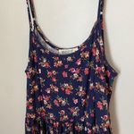 Wanderlux Dress Floral Print Sleeveless Casual Navy Blue Blue Size M Photo 3