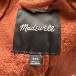 Madewell  Jacquard burnt orange long sleeve collared blazer jacket women's XXS Photo 6