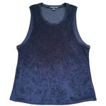 James Perse  Womens Velvet Shell Cami Tank XS Black Holiday Glam Quiet Luxury NYE Photo 0