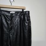 Abercrombie & Fitch Abercrombie Fitch Curve Love 90s Straight Ultra High Rise Vegan Leather Pant 18 Photo 3