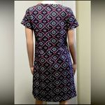Loft Ann Taylor  Size 4 Textured Quilted Jacquard Medallion Shift Dress NWT Photo 3