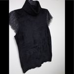 Carlisle | turtle neck blouse with lace sleeves Photo 4