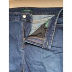 Ralph Lauren Women's Primer Straight Blue Denim Jeans Size 16W Mid Rise Photo 5