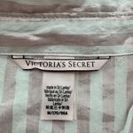 Victoria's Secret  Metallic Striped Button Front Sleep Shirt Size Medium Photo 2