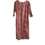 Anouk Women's Floral Print Maxi Dress Multicolor Size L Casual Spring Pink Size L Photo 10