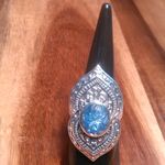 Indian Artistry Tanzanite Sterling Silver Carved Filigree Ring (Size 6) Photo 13