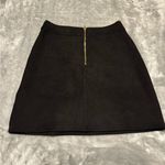 THML  Black Mini Skirt with Colorful Floral Embroidery Photo 1