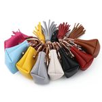 None NIB Mini Bag Charm Key Charm Coin Purse Keychain Pendant with Tassel Photo 7