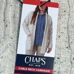 CHAPS Ladies' Cable Neck Cardigan nwt Photo 5
