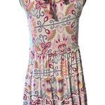 Matilda Jane  Breathe Deeply tank small layered ruffle paisley scoop neck ties Photo 1