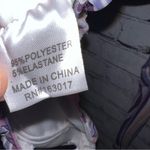 Princess Polly  Purple Swirl Pattern Long Sleeve Bodysuit Cut out‎ Detail Size 4 Photo 6