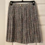 August Silk  Skirt 100% silk size 14/44 waist 30” so beautiful length 22” Photo 4