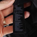 Forever 21 Black Blazer With Chiffon Pleats Size Medium Photo 3