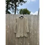 Valerie Stevens VINTAGEā EVENING SPARKLING METALLIC GOLD WOOL SWEATER LARGE Photo 2