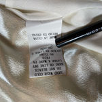 Maniju Manifu Sleek Satin Maxi Dress in Cream Size Small Photo 10