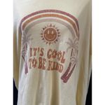 Women’s MUMU “It’s Cool to Be Kind” Yellow T Photo 1