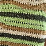 Rachel Zoe Green and Brown Knit Tank with Brown Pants Photo 2