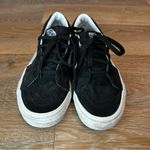 Vans  Black Suede Unisex Low-Top Sneakers, Size 7.5 Photo 4