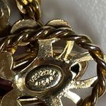 Amethyst Vintage 12K Yellow Gold Filled Boho Color Stone Slider Necklace Photo 7