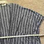 Anthropologie Saturday Sunday Blue White Striped Open Cardigan Women’s One Size Photo 4