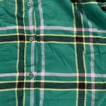 PajamaGram Green Plaid Full Length Nightgown Size M Photo 3