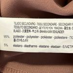 ZARA Women's Brown Beige Tan Sleeveless Camisole Slip V-Neck Cami Mini Dress M Photo 5