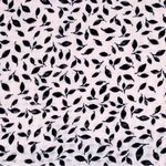 Who What Wear NWT Pink/Black Mini Leaves Puff Sleeve Smocked Dress Photo 3