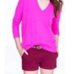 J.Crew  00 28 Chino Cotton Shorts in Burgandy Photo 1