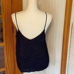 Nation Ltd NEW  Aya V Back Cami Tank Top Navy Size Medium Photo 2