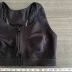 Fabletics ‎ On The Go Front Zip Medium Impact Sports Bra - Black - Size XL Photo 1