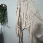 Free People NEW  Head Start Harem Pants Cashmere Beige Small Oversized Tulip Hem Photo 6