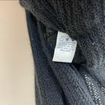 Dreamers  Boho Small Cross Back Open Front Cardigan Knit Open Back Cover Photo 6